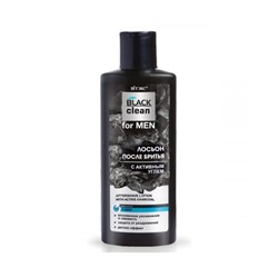 Витэкс Black clean for MEN Лосьон после бритья с активным углем (150мл).14