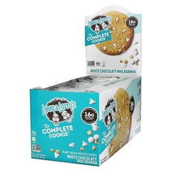 Lenny & Larry's The COMPLETE Cookie, White Chocolaty Macadamia, 12 Cookies, 4 oz (113 g) Each