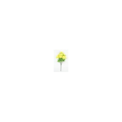 Искусственные цветы, Ветка в букете хризантема 9 голов (1010237)