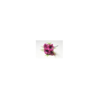 Искусственные цветы, Ветка в букете георгин 5 голов (для полянок) (1010237) микс