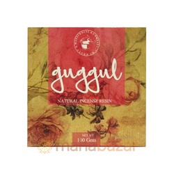 Натуральные благовония Гуггул, 100 г, Мансукхал и Ко; Guggul Natural Incense Resin, 100 g, Mansukhlal & Co