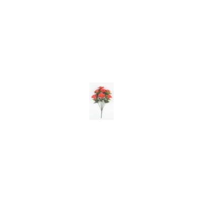 Искусственные цветы, Ветка в букете смешанная гербера+бутон роз 13 веток (1010237)