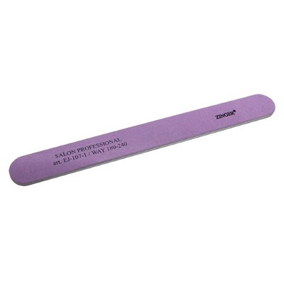 Пилка для ногтей EJ-107-1 180/240 фиолетовый