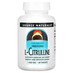 Source Naturals L-Citrulline, 1,000 mg, 60 Tablets