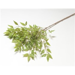 Искусственные цветы, Ветка кустовая фикус мелколистный (1010237) зеленый