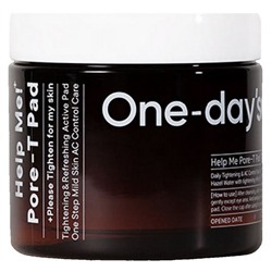 One-Day’s You Тонер-пэды с эффектом пилинга / Help Me Pore-t Pad, 60 пэдов