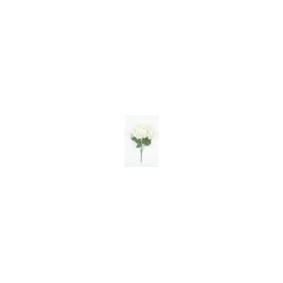Искусственные цветы, Ветка в букете гортензия 5 веток (1010237) белый