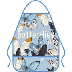 Фартук для уроков труда 49х39 см ФДТ-3 "BUTTERFLIES" с карманом Пчелка {Россия}