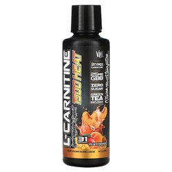 VMI Sports L-Carnitine 1500 Heat, Peach Mango, 16 fl oz (473 ml)