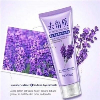 Скраб для Лица BioAqua Plant Extraction You Intoxicated Shower Exfoliator Lavender Лаванда