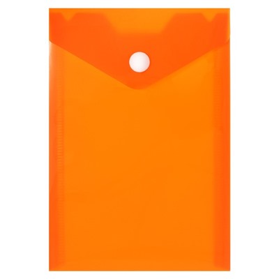 Папка-конверт на кнопке, А6, 180 мкм, вертикальная, глянцевая, МИКС