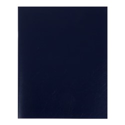 Тетрадь 96 листов в линейку "Синяя", обложка бумвинил, блок офсет