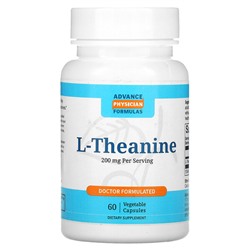 Advance Physician Formulas L-Theanine, 200 mg, 60 Vegetable Capsules
