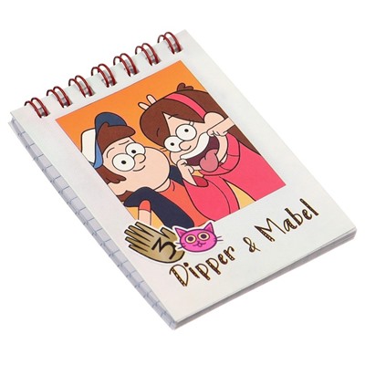 Блокнот А7 32 л на гребне Dipper and Mabel, Гравити Фолз