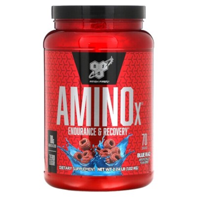 BSN AminoX, Endurance & Recovery, Blue Raz, 2.24 lb (1.01 kg)