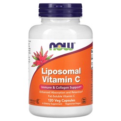 NOW Foods Liposomal Vitamin C, 120 Veg Capsules