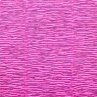 Бумага гофрированная 49121551 ярко-розовая Италия 50 см*2.5 м 180 г