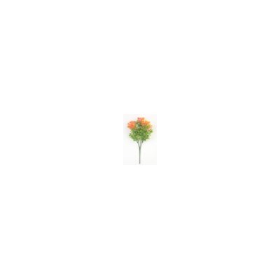 Искусственные цветы, Ветка в букете зелени 5 веток (1010237)
