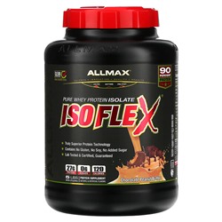 ALLMAX Isoflex, Pure Whey Protein Isolate, Chocolate Peanut Butter, 5 lbs (2.27 kg)