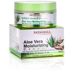 Увлажняющий крем для лица Алоэ Вера, 50 г, Патанджали; Aloe Vera Moisturizer, 50 g, Patanjali