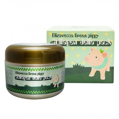 Коллагеновая маска Green Piggy Elizavecca