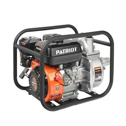 Мотопомпа PATRIOT MP2036S, 4Т, бенз., 4050 Вт, 5.5 л.с, 600 л/мин, вход 50 мм