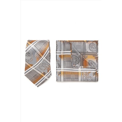 Набор из 2 аксессуаров: галстук платок "Режим героя" SIGNATURE #950480