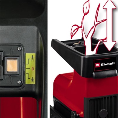 Измельчитель садовый Einhell GC-RS60CB, 2800 Вт, 40 об/мин, max d=45 мм, контейнер 60 л