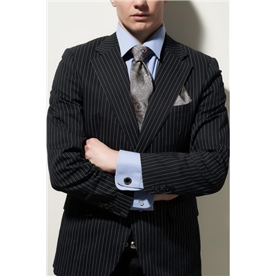 Набор из 2 аксессуаров: галстук платок "Мужские игры" SIGNATURE #950485