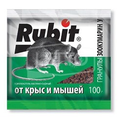 Рубит Зоокумарин гранулы сырный 100г (ЛЕТТО)(50шт)