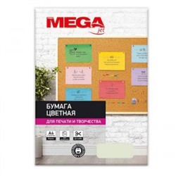 Бумага  А4 100л 80гр. микс пастель 5 цветов ProMEGA Jet (866185) {Россия}