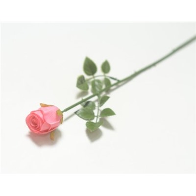 Искусственные цветы, Ветка одиночная бутон розы (1010237)