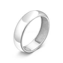Кольцо женское из серебра родированное 10-1501р