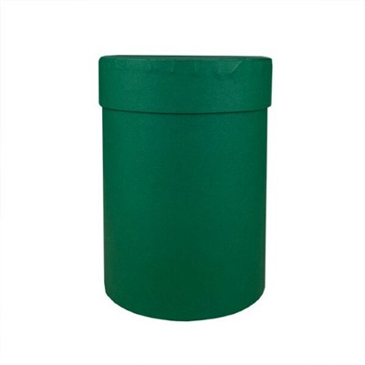 Подарочная коробка цилиндр 13*19 см Зеленый 535991
