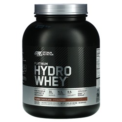 Optimum Nutrition Platinum Hydro Whey, Turbo Chocolate, 3.61 lb (1.64 kg)