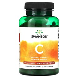 Swanson Buffered Vitamin C, 500 mg, 250 Tablets