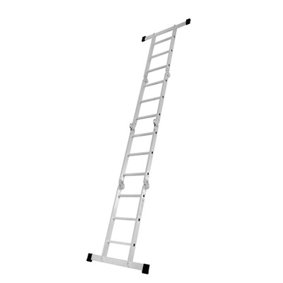 Лестница-трансформер ТУНДРА, алюминиевая, 4х3 ступени