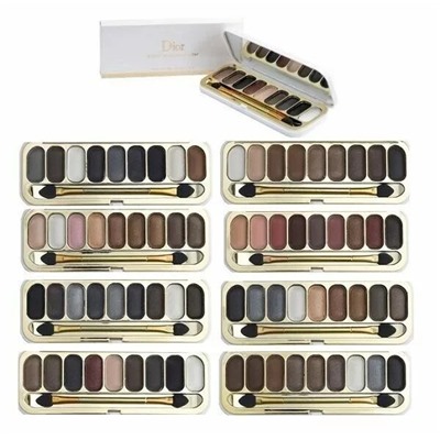 Тени Christian Dior 9 color eyebrow powder 10g. (8шт)