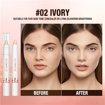 Стик для макияжа Multi-purpose Makeup stick With Concealer Eyeshadow Highlighter Pencil № 3 Natural