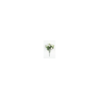 Искусственные цветы, Ветка в букете ромашка 18 веток (1010237) белый
