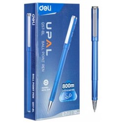 Ручка шариковая Upal EQ57-BL синяя 0.7мм (1658019) Deli {Китай}