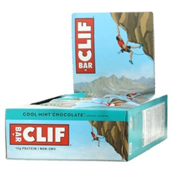 Clif Energy Bars, Cool Mint Chocolate, 12 Bars, 2.40 oz (68 g) Each
