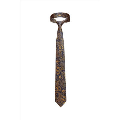 Галстук классический галстук мужской фактурный с принтом в деловом стиле "Элита" SIGNATURE #783913