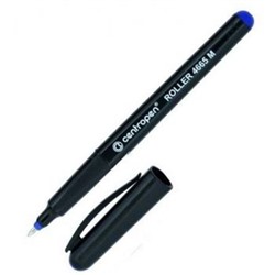 Ручка-роллер 0.6мм ERGO Cap off синяя, треугольный корпус 4665/01-06 Centropen {Чехия}