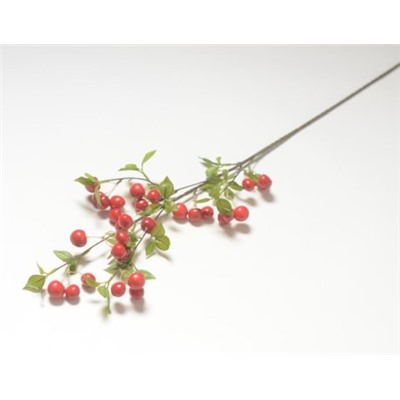Искусственные цветы, Ветка с ягодами черешни (1010237)