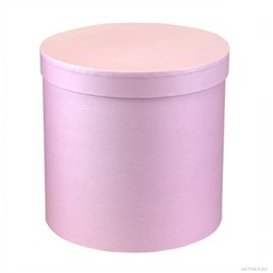 Подарочная коробка цилиндр 20*20 см Розовый офсет 530354ро
