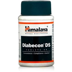 Диабекон ДС, для лечения диабета, 60 таб, производитель Хималая; Diаbecon DS, 60 tabs, Himalaya