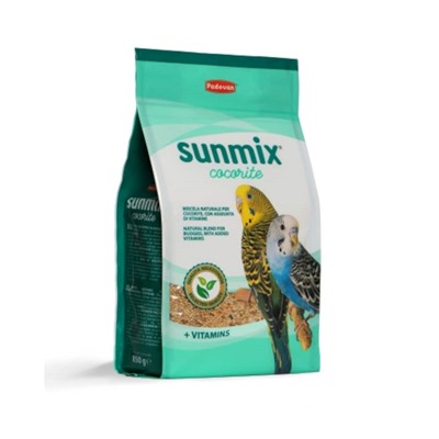 Padovan Корм SUNMIX cocorite комплексный для волнистых попугаев 850г АГ