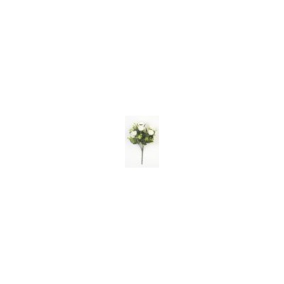Искусственные цветы, Ветка в букете роза 7 голов  (1010237)