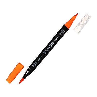 Набор маркеров профессиональных 36 штук, двусторонне, в пластиковом пенале с ручкой, 36 цветов